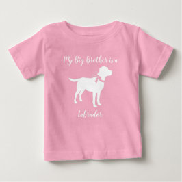 Labrador Hund Baby Shower Rosa Girl Lab T Shirt
