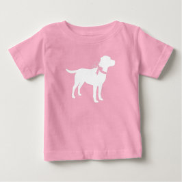 Labrador Hund Baby Shower Rosa Girl Lab T Shirt