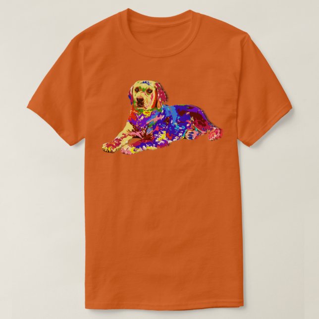 Labrador Hund Gift Hund älskare Labrador T Shirt (Design framsida)