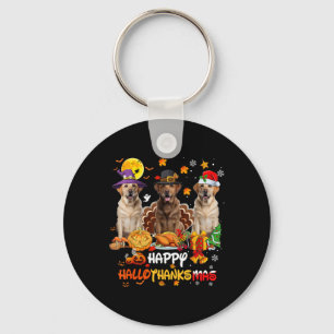 Labrador Hund Happy halloween Thanksgiving Merry C Nyckelring