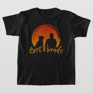 Labrador hund Hund och människa är bästa vän T Shirt
