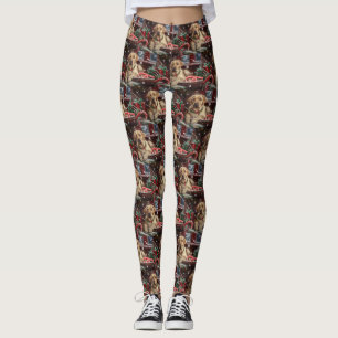 Labrador Hund Jul Festlig Leggings