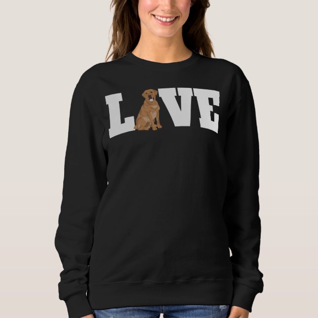 Labrador Hund Kärlek 245 T Shirt (Framsida)