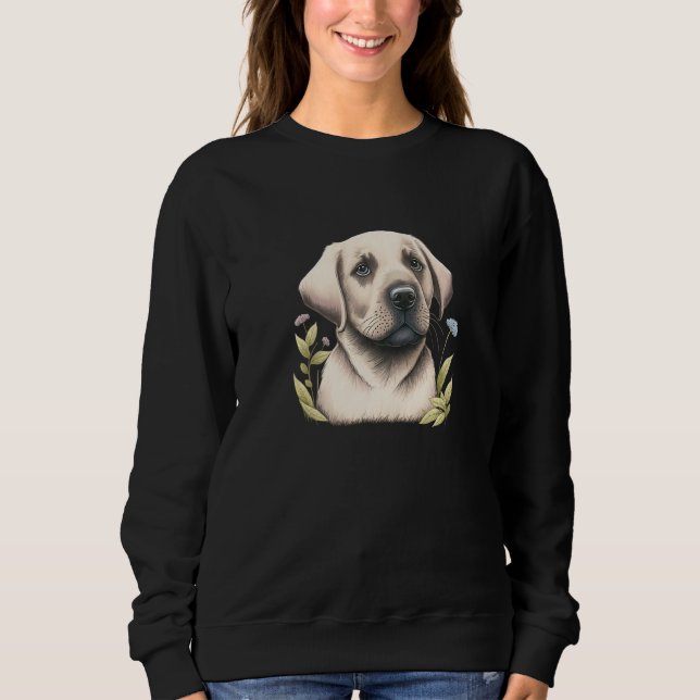 Labrador Hund Lab Älskare Stänk Graffiti Art Pet P T Shirt (Framsida)