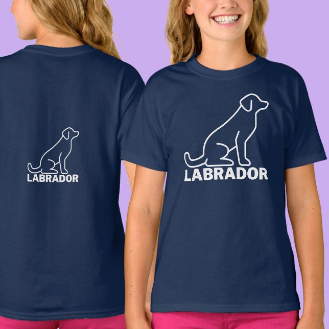 Labrador Hund, Labour Retriever, Red Lab T Shirt (Skapare uppladdad)