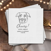 Labrador Hund Personlig Cheers Napkins