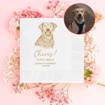 Labrador Hund Personlig Cheers Napkins