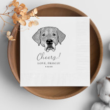 Labrador Hund Personlig Cheers Napkins