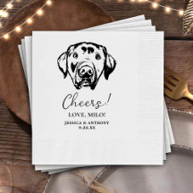 Labrador Hund Personlig Cheers Napkins