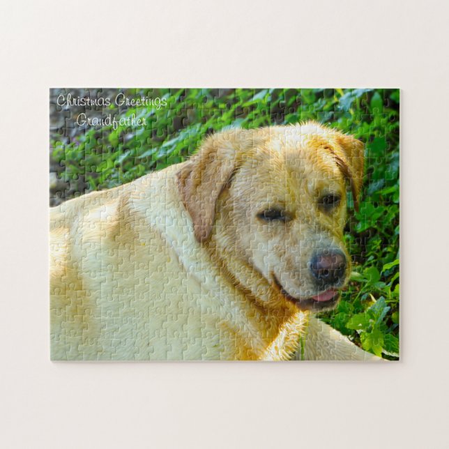 Labrador Hund. Pussel (Horisontell)