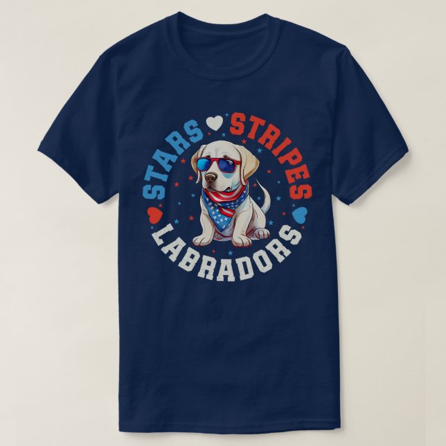 Labrador Hund T Shirt (Design framsida)