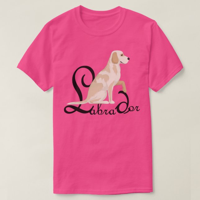 Labrador Hund T Shirt (Design framsida)