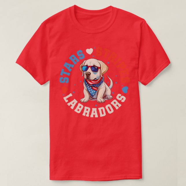 Labrador Hund T Shirt (Design framsida)