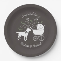 Labrador Hund Theme Baby Shower Gender Neutral