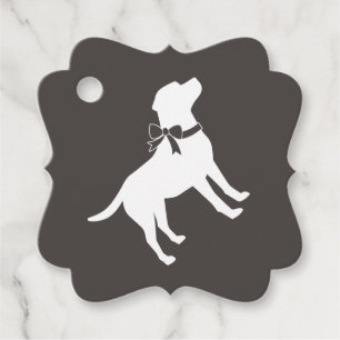 Labrador Hund Theme Baby Shower Gender Neutral Gåvor Etiketter