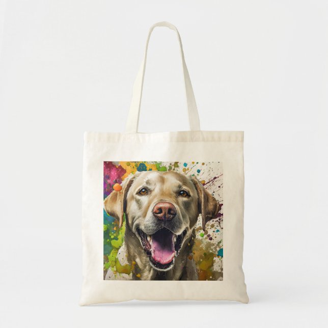 Labrador Hund Tygkasse (Framsidan)