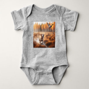 Labrador/hund under hösten anka-jakt t shirt