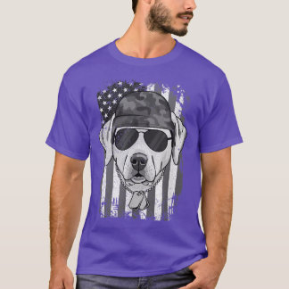 Labrador Hund Veteran 4 juli T Shirt