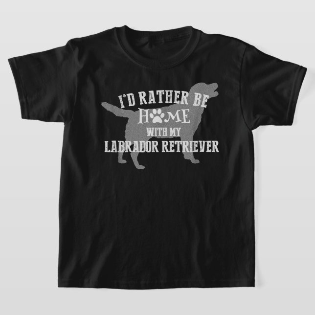 Labrador Hundälskare för Labrador Retriever Design T Shirt (Laydown)