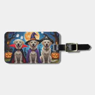 Labrador Hundar Pumpkin Halloween Funny Bagagebricka