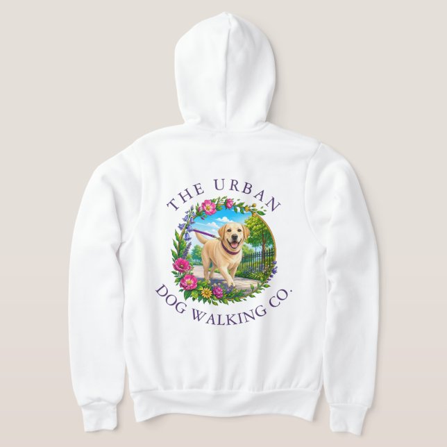 Labrador Hundpromenad Träningskläder T Shirt (Laydown Baksida)