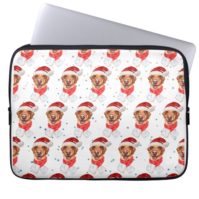 Labrador Hundras Jul Laptop Fodral (Framsidan)