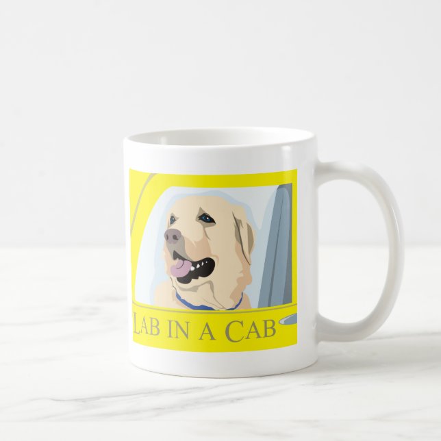 Labrador i en Cab Kaffemugg (Höger)