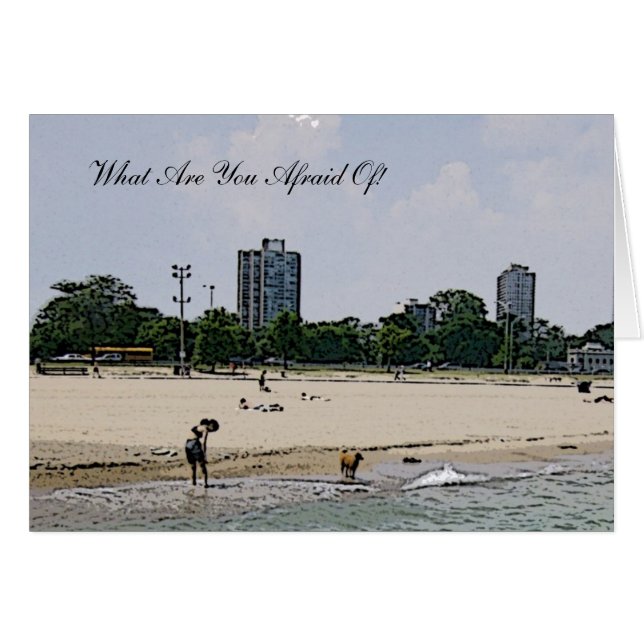 Labrador i Sjö Hälsningskort (Framsidan Horizontal)