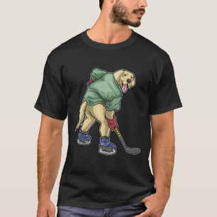 Labrador Ice hockey Ice hockey stick T Shirt