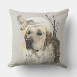 Labrador, jakt på anka kudde