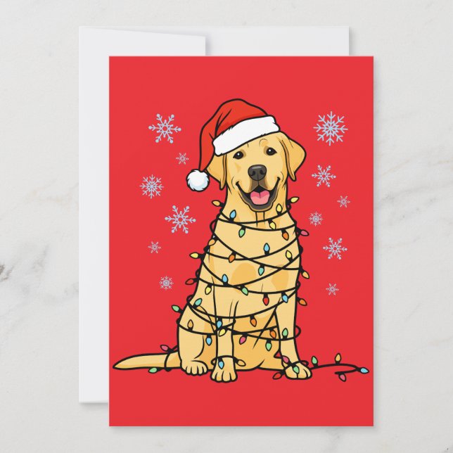 Labrador jul julkort (Framsida)