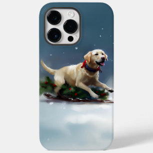 Labrador jul snö vinter