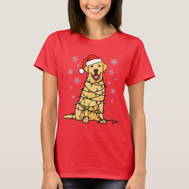 Labrador jul t shirt (Framsida)