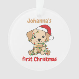 Labrador julafton Babys första jul