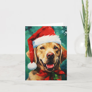 Labrador Julpenselmålning av grafik Kort