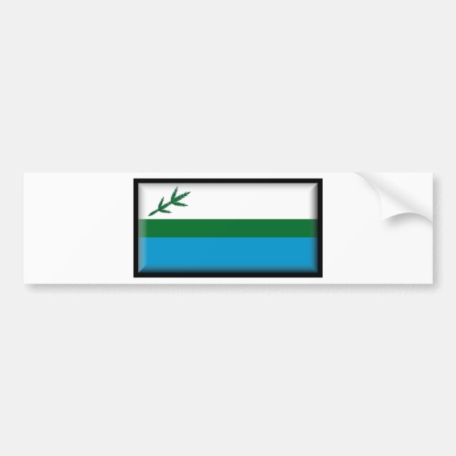 Labrador (Kanada) flagga Bildekal (Framsidan)