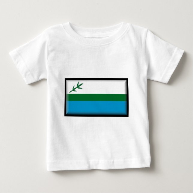 Labrador (Kanada) Flagga Tee Shirt (Framsida)