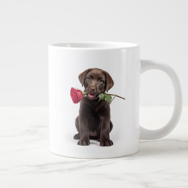 Labrador Kärlek Jumbo Mugg (Höger)