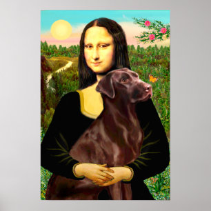 Labrador (kolat) - Mona Lisa Poster