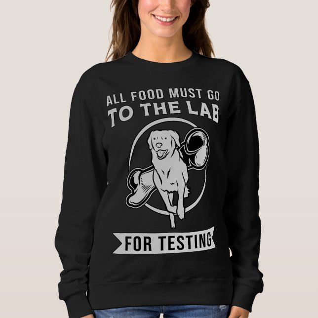 Labrador Lab for Testing Retriever Hund T Shirt (Framsida)