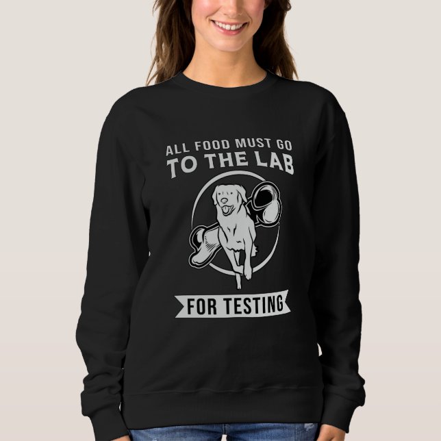 Labrador Lab för testning av kvarhållaren Hund äls T Shirt (Framsida)