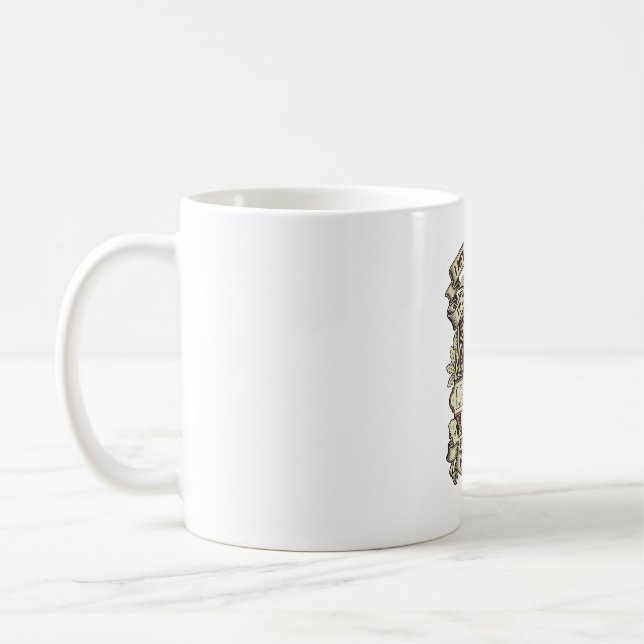 Labrador Lady Hund Kronan Sköld_1 Kaffemugg (Vänster)