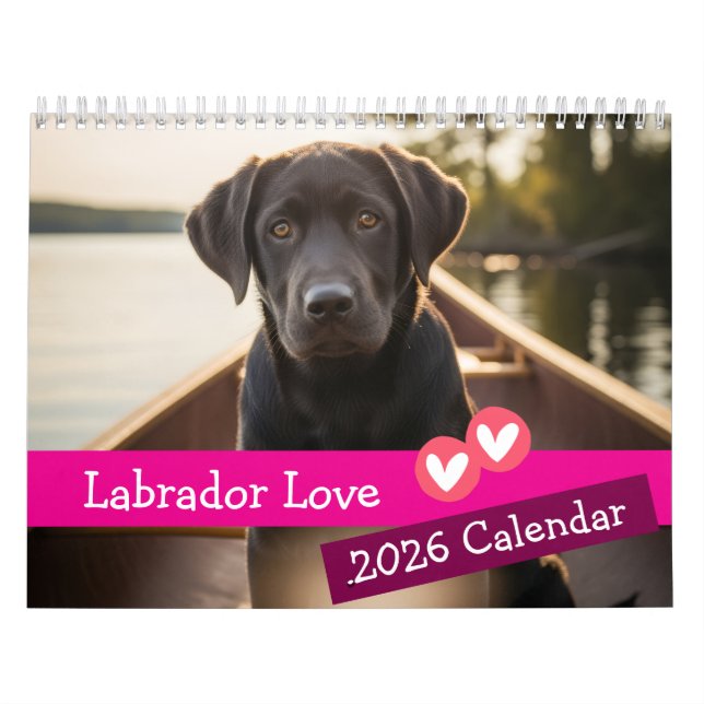 Labrador Love Calendar Kalender (Omslag)
