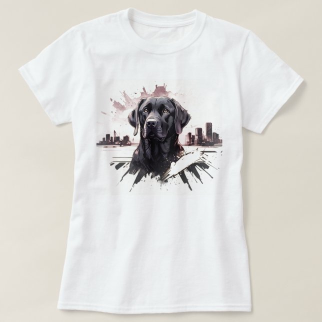 Labrador Lover T Shirt (Design framsida)