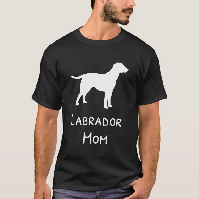 Labrador Mamma 13 T Shirt (Framsida)