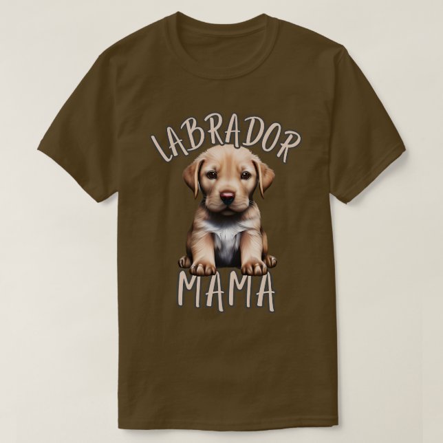 labrador mamma 6 t shirt (Design framsida)