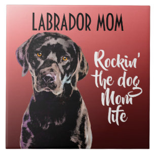 Labrador Mamma Ceramic Tile Kakelplatta