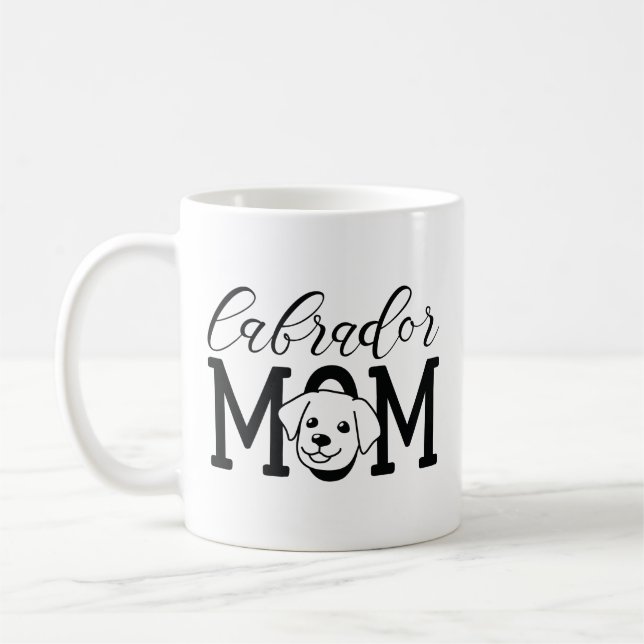 Labrador Mamma Kaffemugg (Vänster)