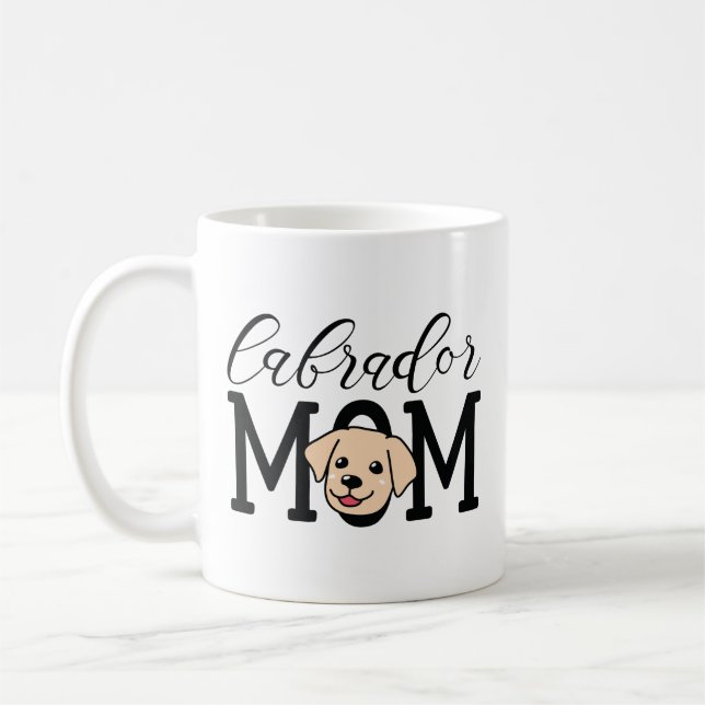 Labrador Mamma Kaffemugg (Vänster)