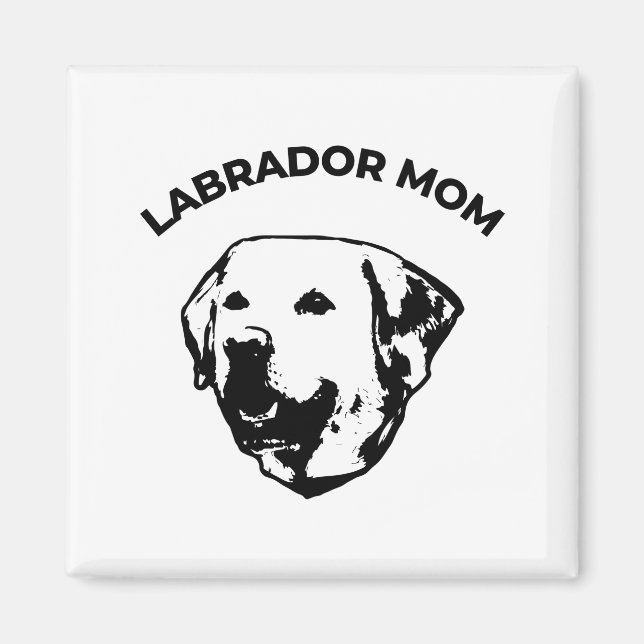 Labrador Mamma Magnet (Framsidan)